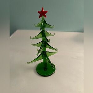 Dainty Hand Blown 6” Christmas Tree
